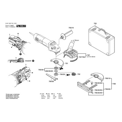 Bosch - GWS 14-125 CE