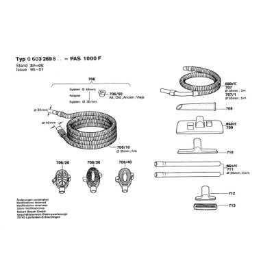 Bosch - PAS 1000-F