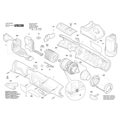 Bosch - ANGLE EXACT 12V-6-600