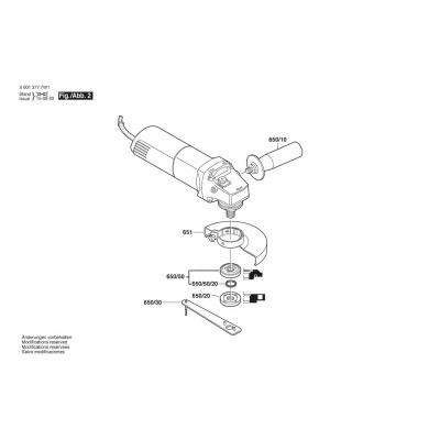 Bosch - GWS 8-125 C
