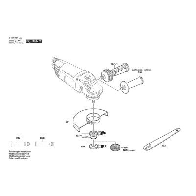 Bosch - GWS 22-180 H