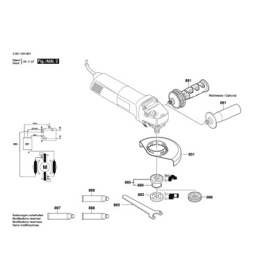 Bosch - GWS 1400