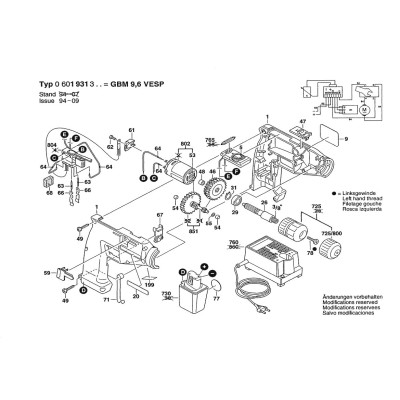 Bosch - GBM 9,6 VESP K