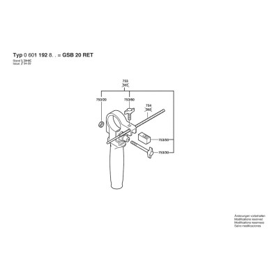 Bosch - GSB 20-2 RET