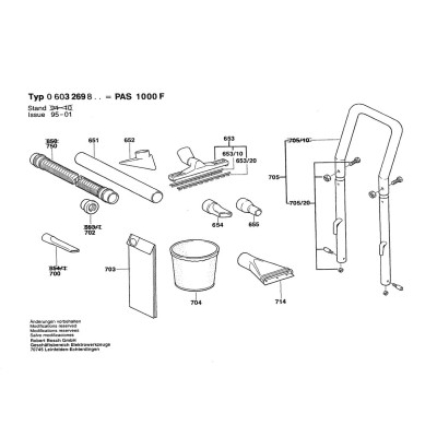 Bosch - PAS 1000-F