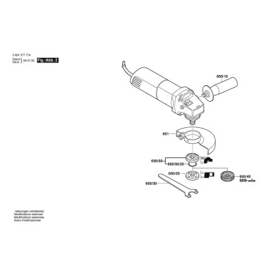 Bosch - GWS 8-125 C