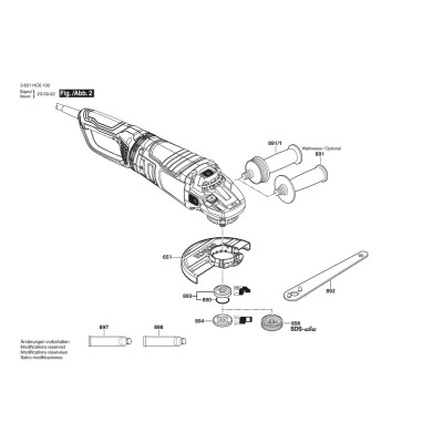 Bosch - GWS 27-180 JR