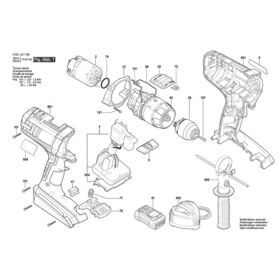 Bosch - GSB 36 VE-2 LI
