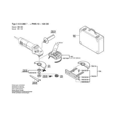 Bosch - PWS 13-125 CE
