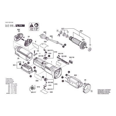 Bosch - GWS 17-125 TS