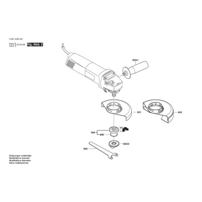 Bosch - GWS 1000