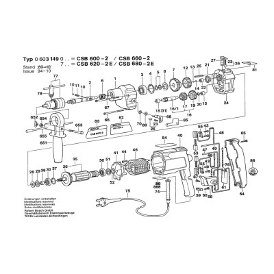 Bosch - CSB 660-2