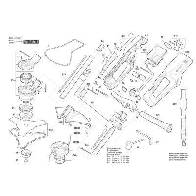 Bosch - AdvBrushCut 36V-23