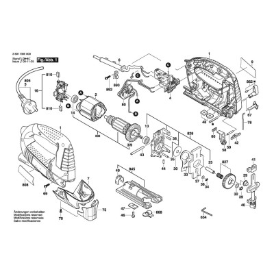 Bosch - GST 75 BE BARE