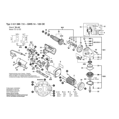 Bosch - GWS 14-125 CE