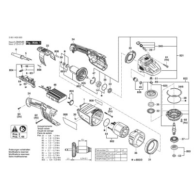 Bosch - GWS 30-180 PB