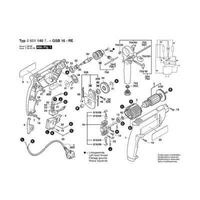 Bosch - GSB 16 RE
