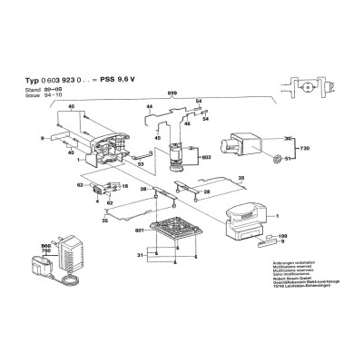 Bosch - PSS 9,6 V