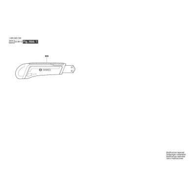 Bosch - Snap Off Knife