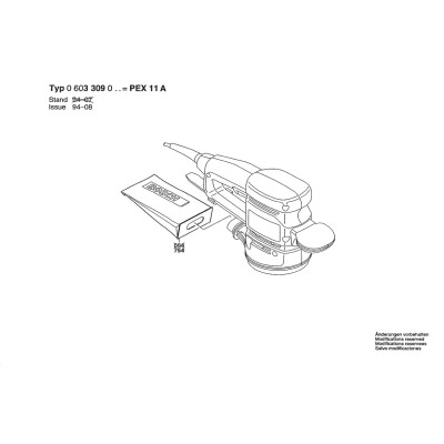 Bosch - PEX 11 A