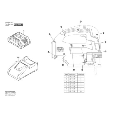 Bosch - GST 18V-155 BC