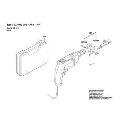 Bosch - PSB 13 R