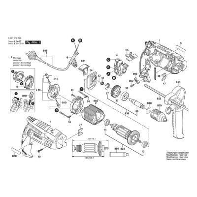 Bosch - GSB 1600 RE