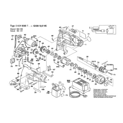 Bosch - GSB 9,6 VE