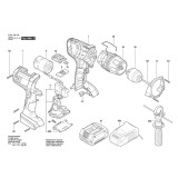 Bosch - GSR 18V, 2x L-Boxx