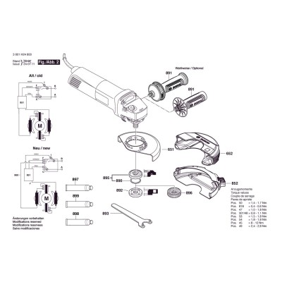 Bosch - GWS 1400