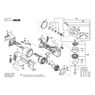 Bosch - GWS 18V-15 S