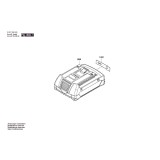 Bosch - Bat. 18 V, 2,0 Ah