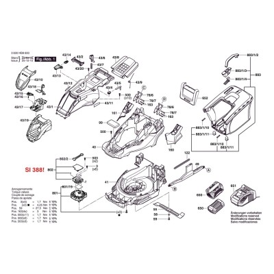 Bosch - AdvancedRotak36-650