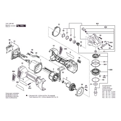 Bosch - GWS 18V-15 S