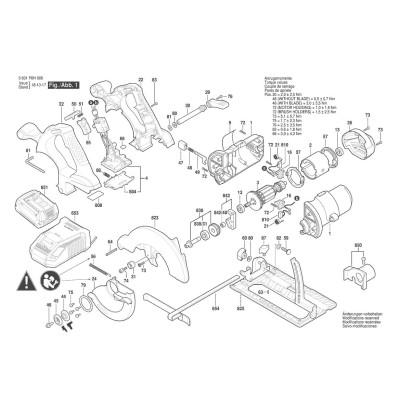 Bosch - GKS 18V-LI