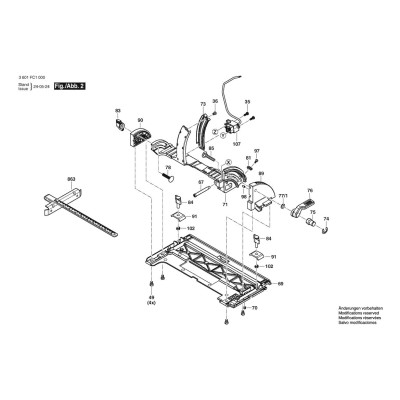 Bosch - GKS 18V-57-2 GX