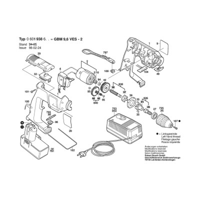 Bosch - GSB 12 VES-2