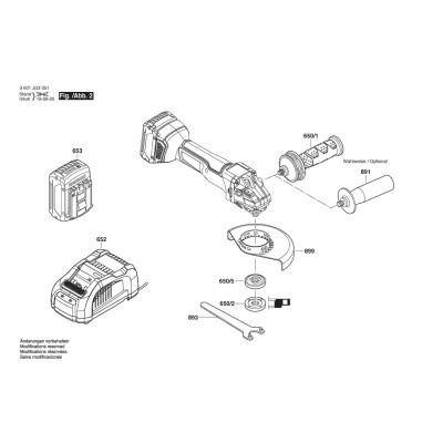 Bosch - GWS 18V-10 C