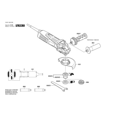 Bosch - GWS 15-150 CI