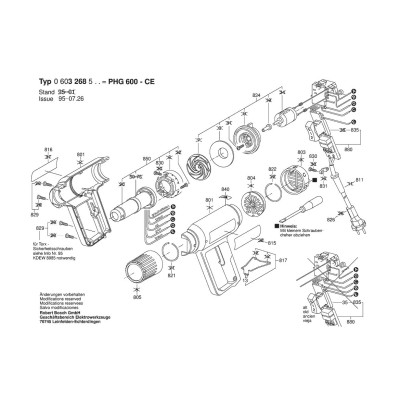 Bosch - PHG 600 CE