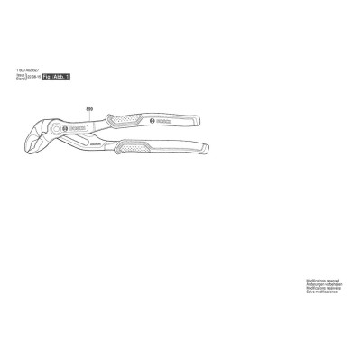 Bosch - Water Pump Pliers 250mm