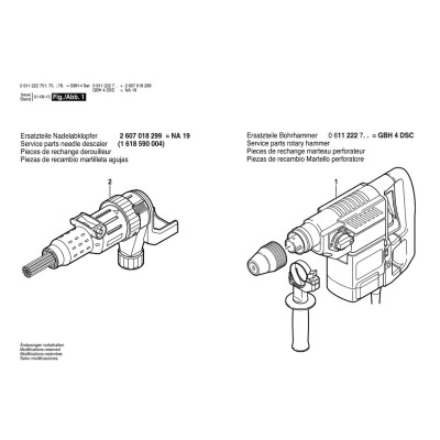 Bosch - GBH 4 DSC