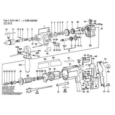 Bosch - CSB 680-2 E