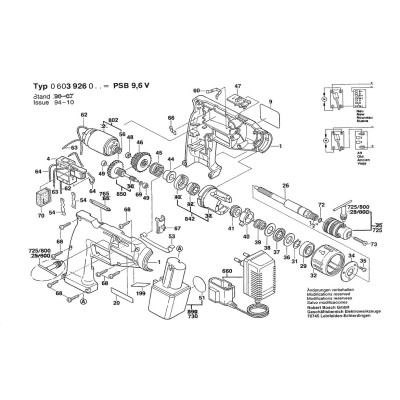 Bosch - PSB 9,6 V