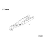 Bosch - Water pump plier 250mm
