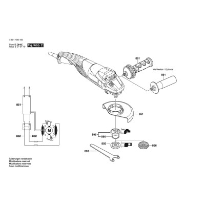 Bosch - GWS 11-125 CIH