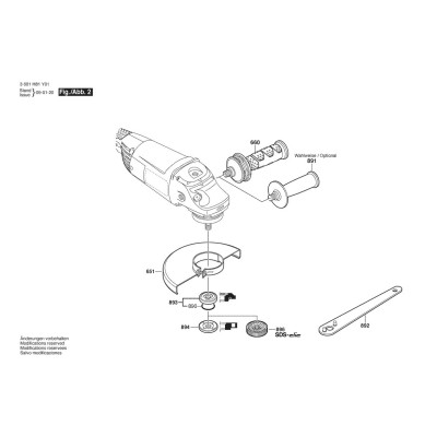Bosch - GWS 22-180 H