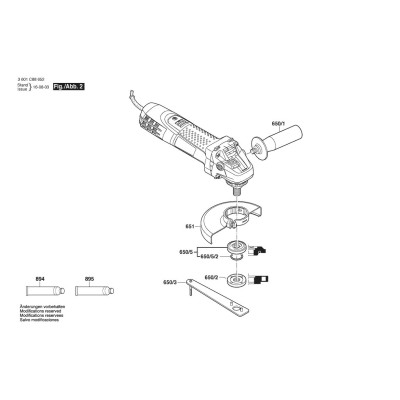 Bosch - GWS 7-115  ET