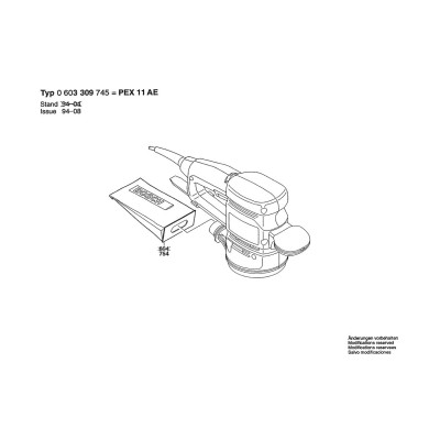 Bosch - PEX 11 AE