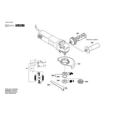 Bosch - GWS 14-125 INOX